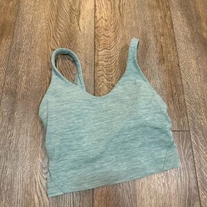 Lululemon align tank heathered tidewater teal size 2